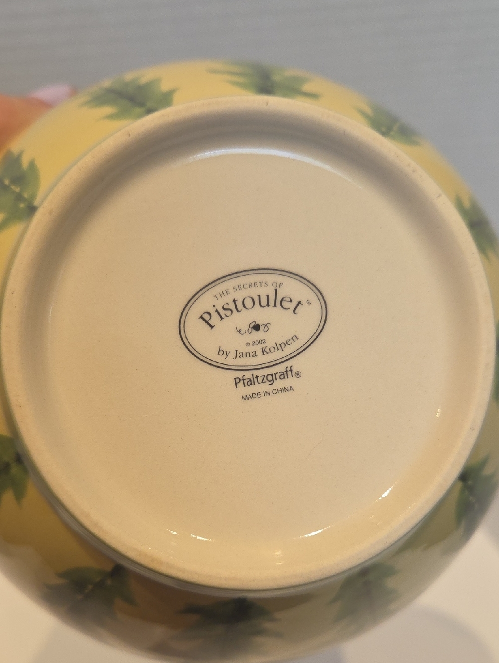 Pfaltzgraff Pistoulet By Jana Kolpen Sunflower Stoneware Bowl - Picture 5 of 7